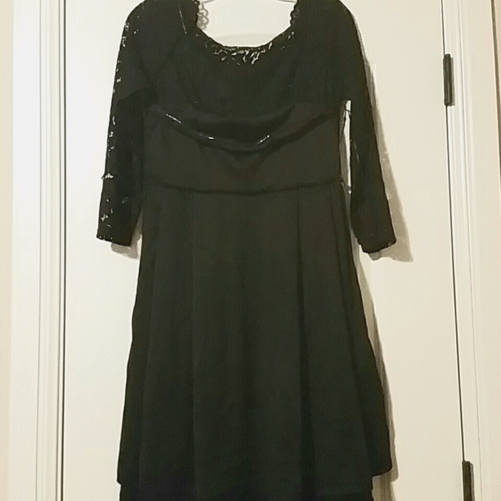 MISS MAY Black Lace Dress